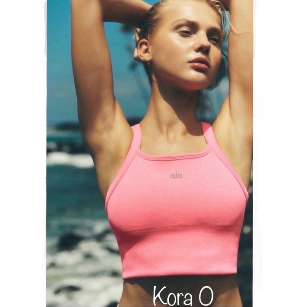 ALO Yoga Seamless Ribbed Bra Tank Size M
